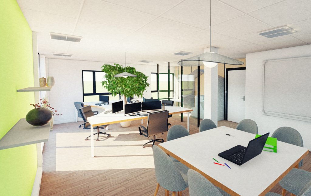 RÉNOVATION DE BUREAUX D’ENTREPRISE  Duo Architecture